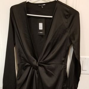 Satin Dress & Satin Dress with Lace